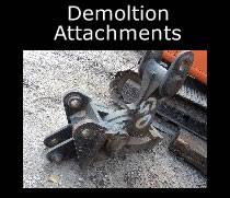 Plant Hire Demolition Attachments